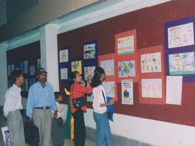 Display of Drawings made by Special children